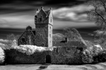 Mains Castle Infrared Photograph